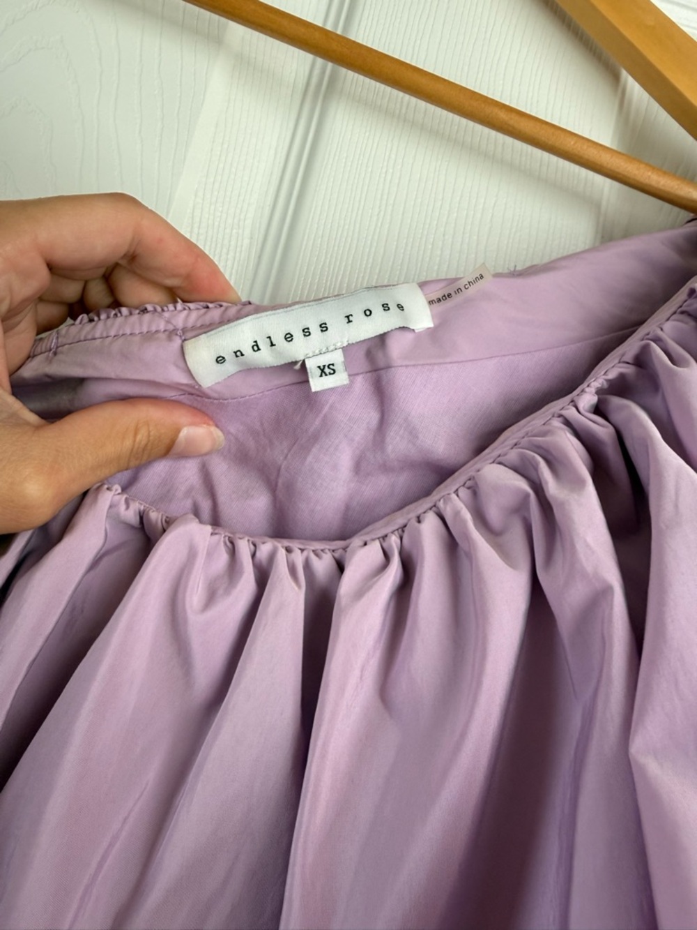 Endless Rose Lilac One-Shoulder Ruffle Mini Dress - Picture 4 of 4